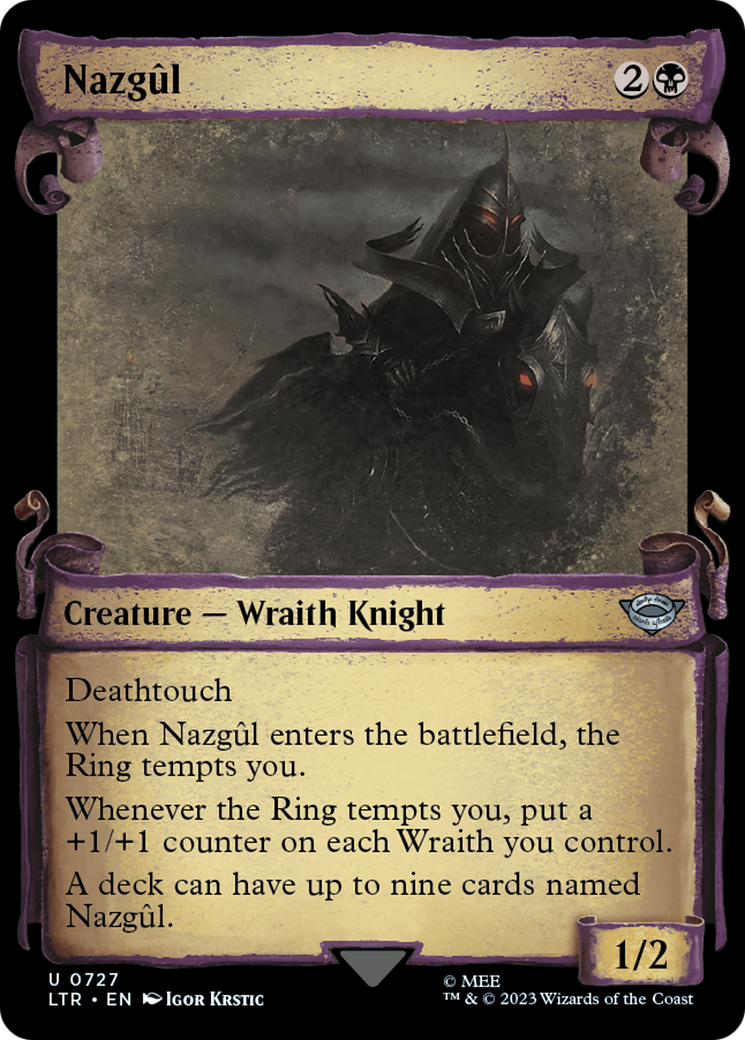 Nazgul (0727) [The Lord of the Rings: Tales of Middle-Earth Showcase Scrolls] | Anubis Games and Hobby