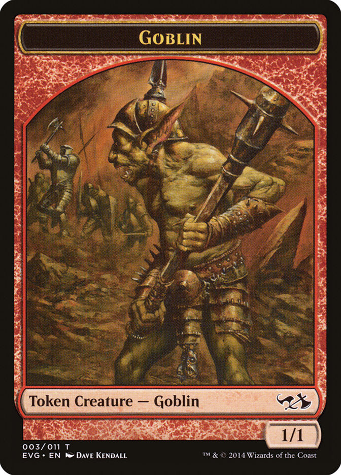 Goblin Token (Elves vs. Goblins) [Duel Decks Anthology Tokens] | Anubis Games and Hobby