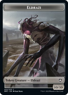 Servo // Eldrazi Double-Sided Token [The Brothers' War Commander Tokens] | Anubis Games and Hobby