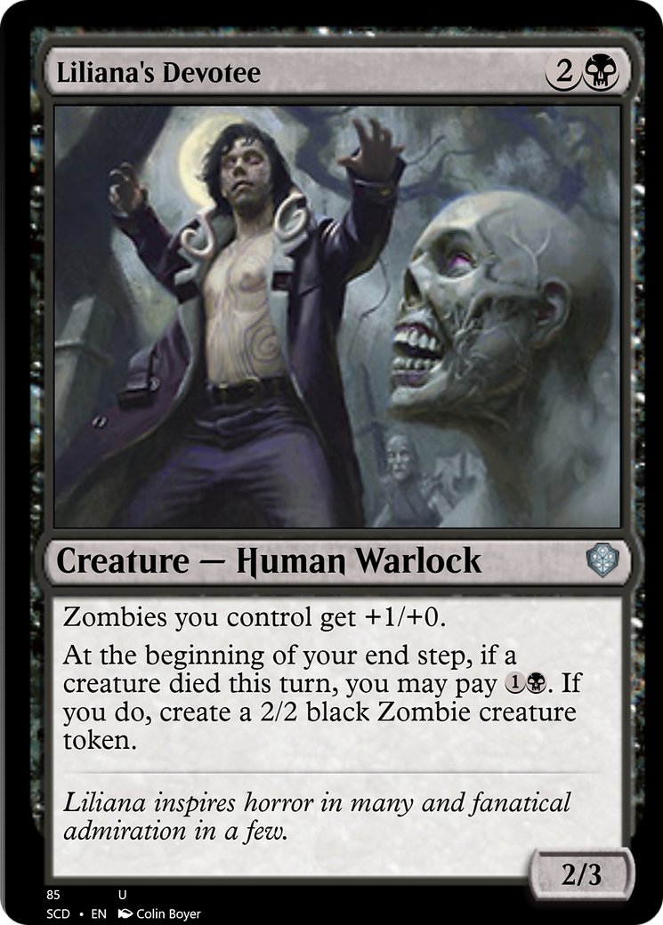 Liliana's Devotee [Starter Commander Decks] | Anubis Games and Hobby