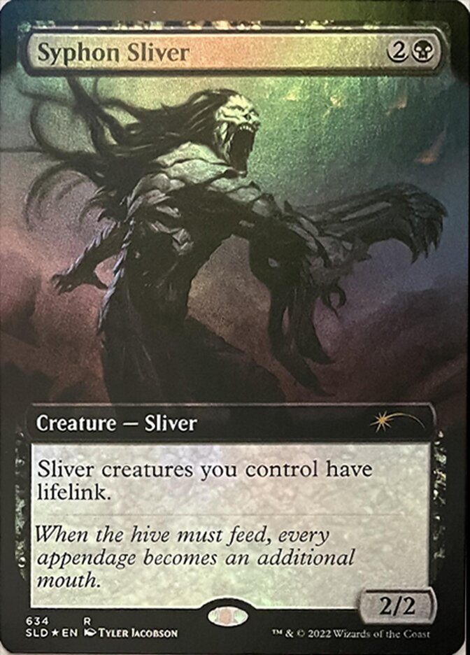 Syphon Sliver (Extended Art) [Secret Lair Drop Promos] | Anubis Games and Hobby