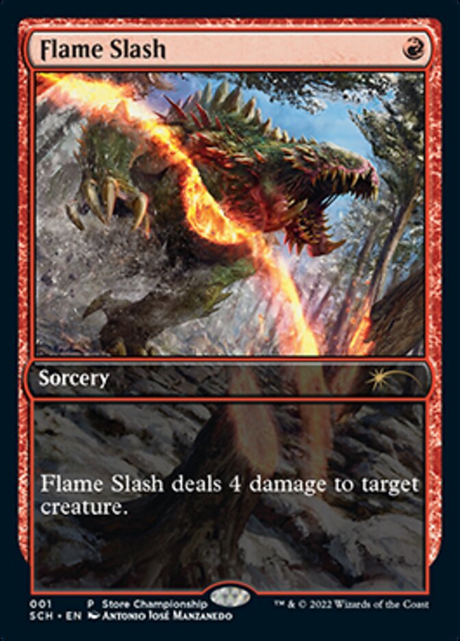 Flame Slash (Extended Art) [Store Championships 2022] | Anubis Games and Hobby