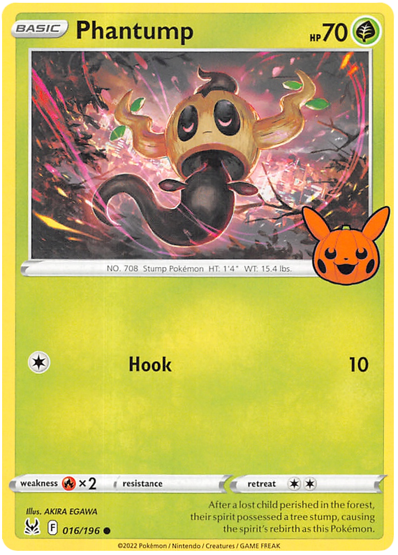 Phantump (016/196) [Trick or Trade 2023] | Anubis Games and Hobby