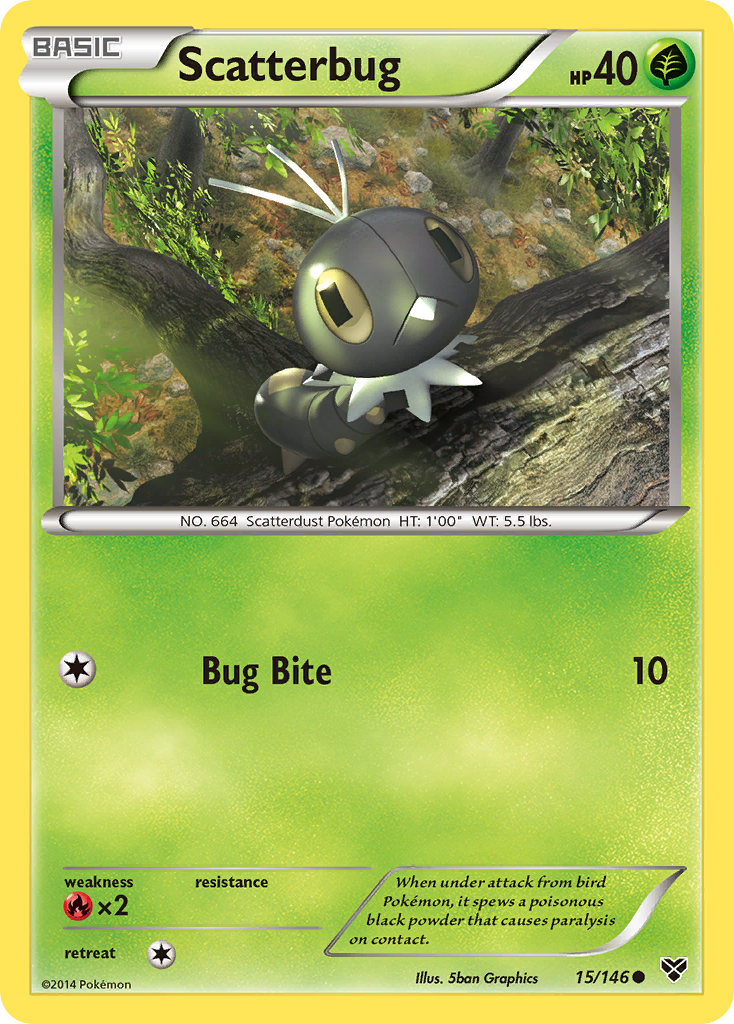 Scatterbug (15/146) [XY: Base Set] | Anubis Games and Hobby