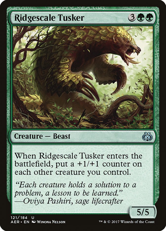 Ridgescale Tusker [Aether Revolt] | Anubis Games and Hobby