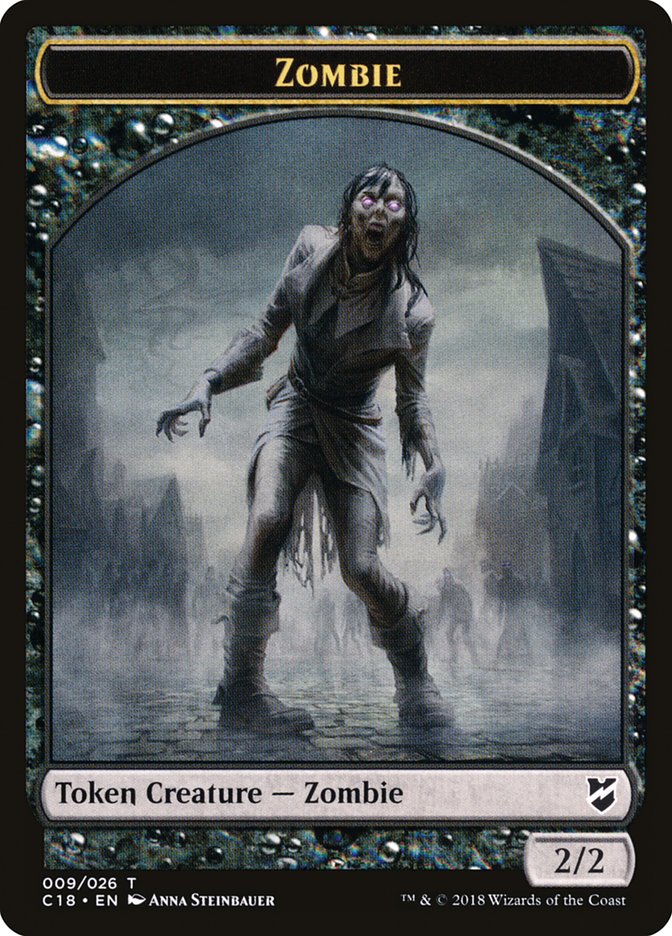 Zombie Token [Commander 2018 Tokens] | Anubis Games and Hobby