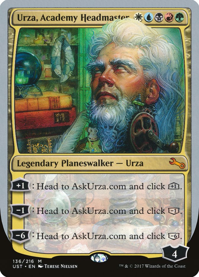 Urza, Academy Headmaster [Unstable] | Anubis Games and Hobby