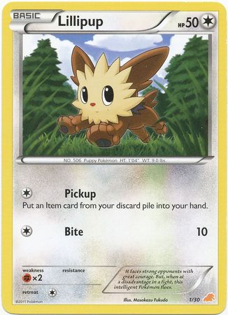 Lillipup (1/30) [Black & White: Trainer Kit - Excadrill] | Anubis Games and Hobby