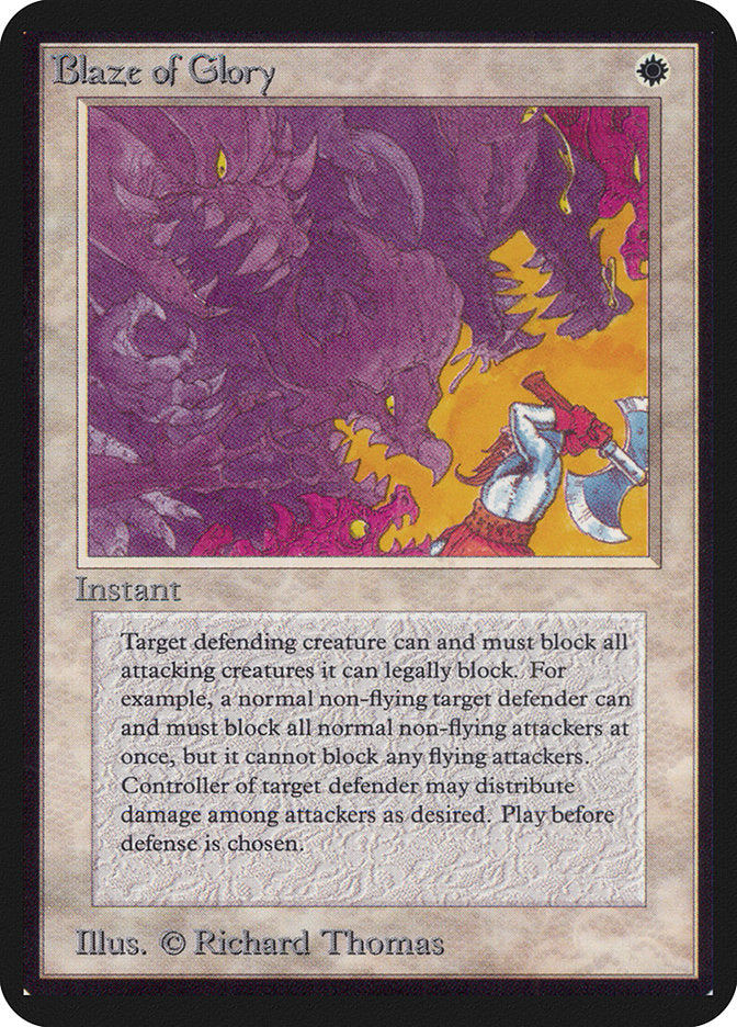 Blaze of Glory [Alpha Edition] | Anubis Games and Hobby