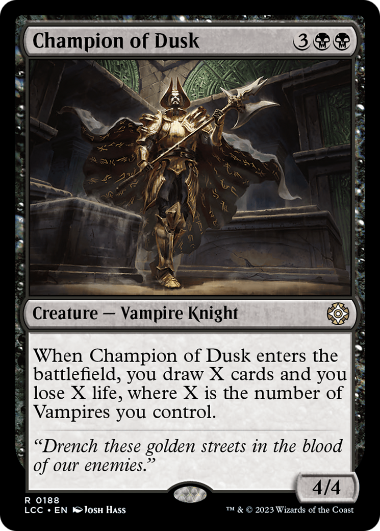 Champion of Dusk [The Lost Caverns of Ixalan Commander] | Anubis Games and Hobby