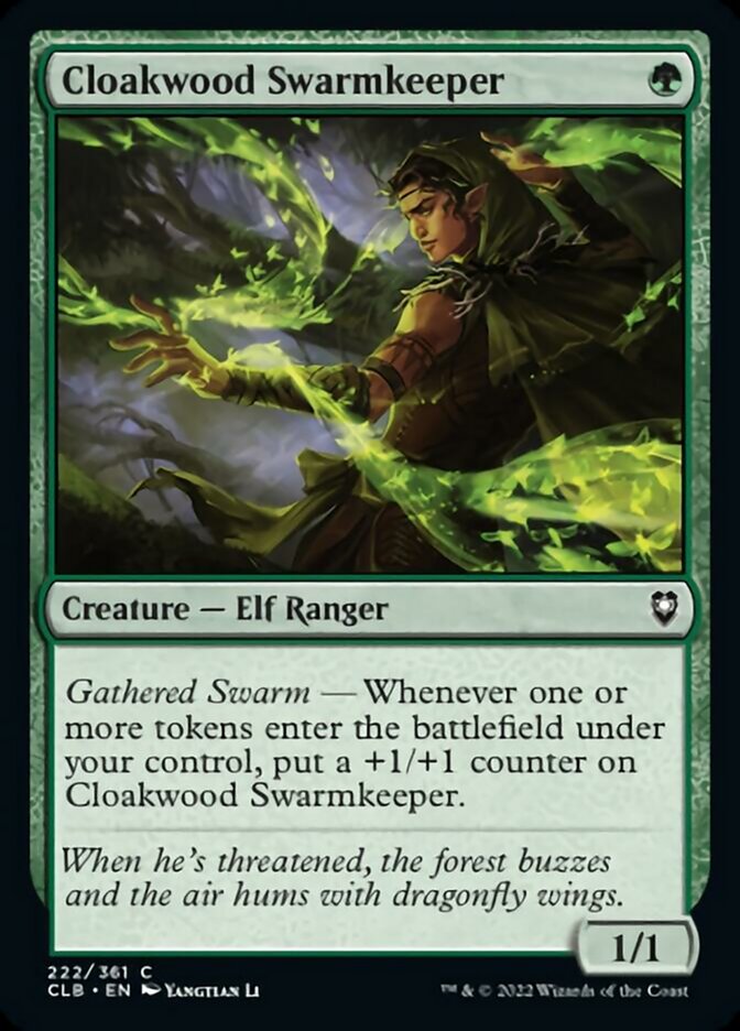 Cloakwood Swarmkeeper [Commander Legends: Battle for Baldur's Gate] | Anubis Games and Hobby