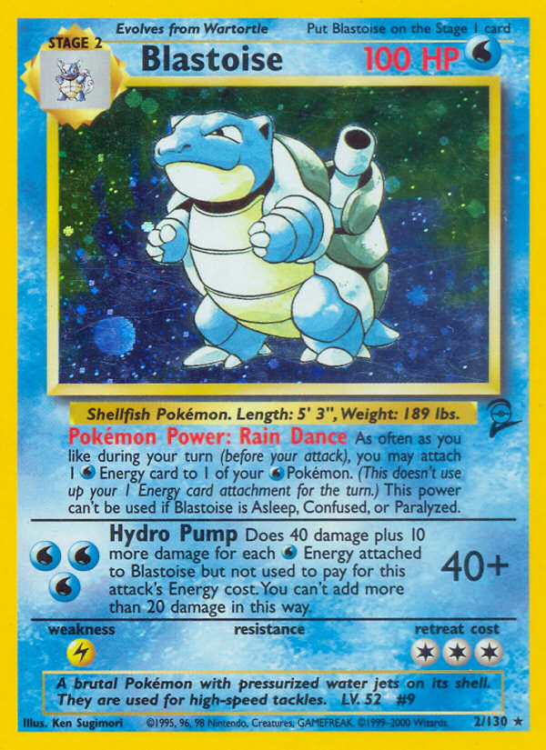 Blastoise (2/130) [Base Set 2] | Anubis Games and Hobby