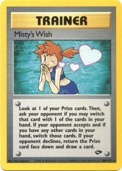 Misty's Wish (108/132) [Gym Challenge Unlimited] | Anubis Games and Hobby