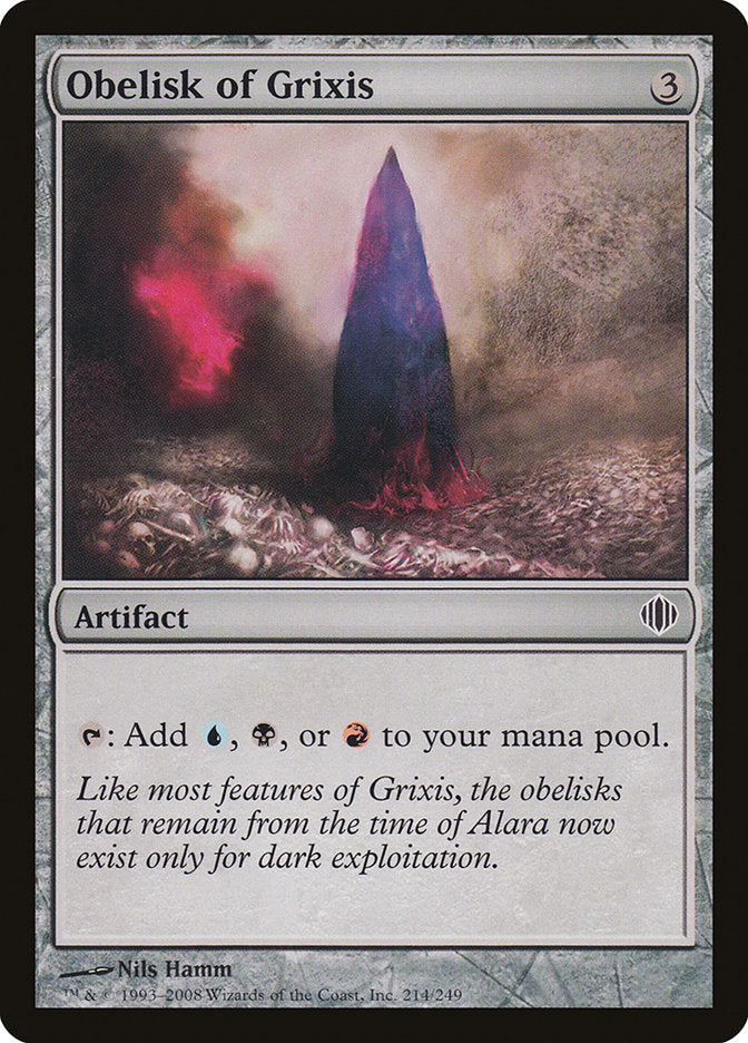 Obelisk of Grixis [Shards of Alara] | Anubis Games and Hobby