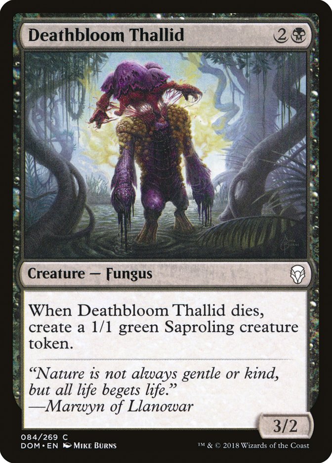 Deathbloom Thallid [Dominaria] | Anubis Games and Hobby