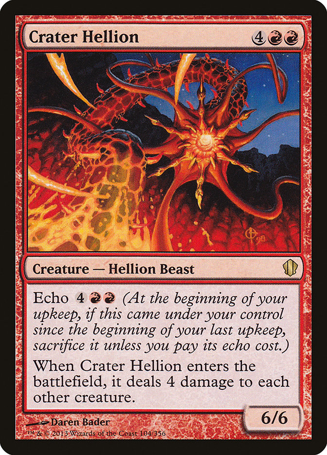Crater Hellion [Commander 2013] | Anubis Games and Hobby