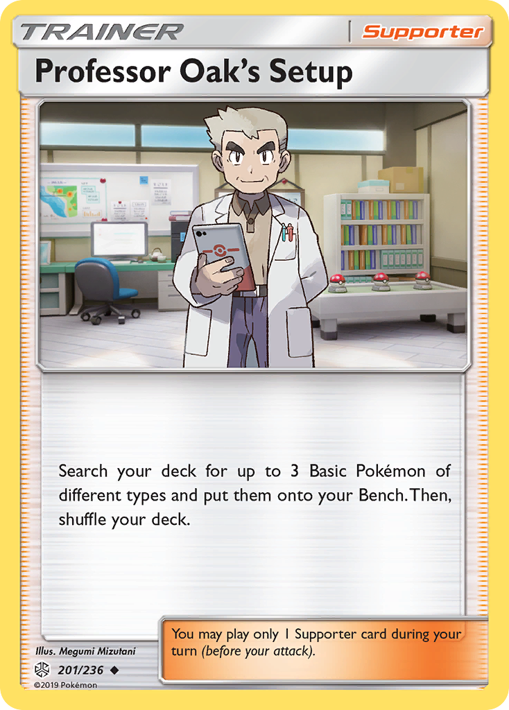 Professor Oak's Setup (201/236) [Sun & Moon: Cosmic Eclipse] | Anubis Games and Hobby