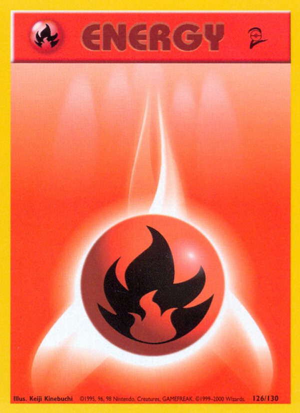 Fire Energy (126/130) [Base Set 2] | Anubis Games and Hobby