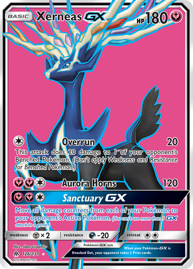 Xerneas GX (126/131) [Sun & Moon: Forbidden Light] | Anubis Games and Hobby