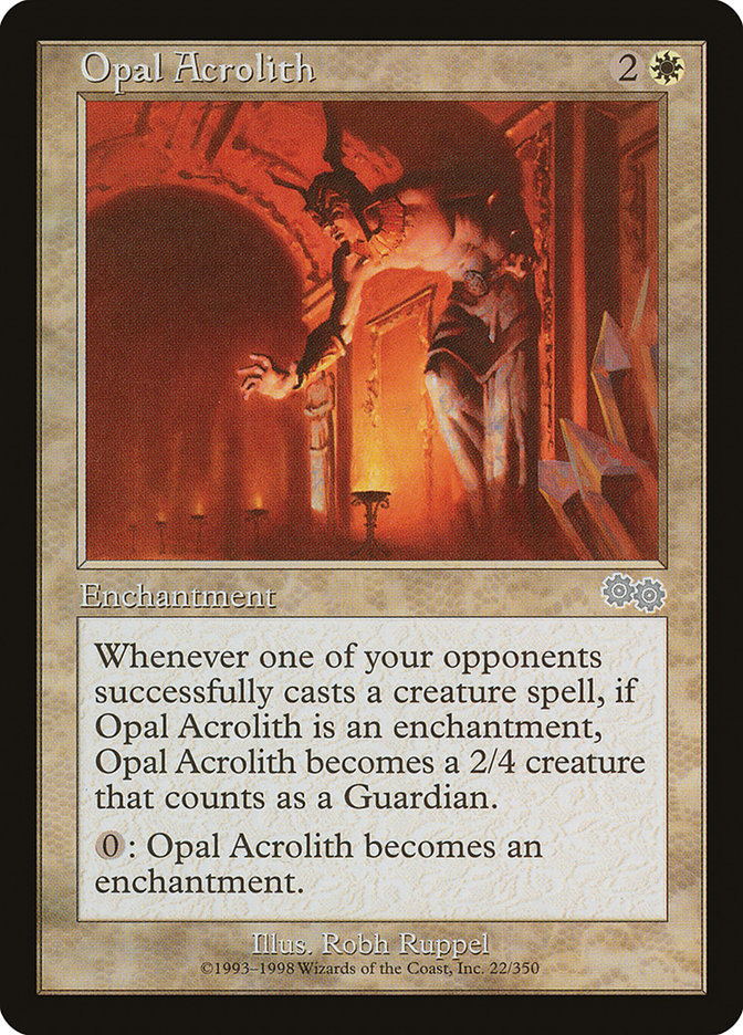 Opal Acrolith [Urza's Saga] | Anubis Games and Hobby