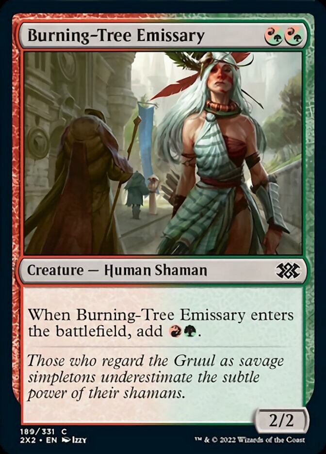 Burning-Tree Emissary [Double Masters 2022] | Anubis Games and Hobby