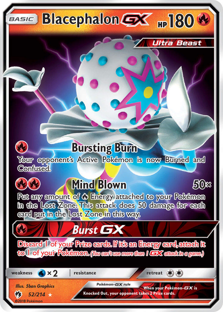 Blacephalon GX (52/214) [Sun & Moon: Lost Thunder] | Anubis Games and Hobby