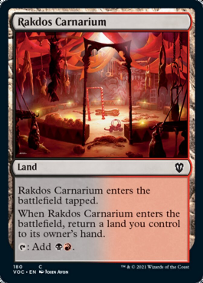 Rakdos Carnarium [Innistrad: Crimson Vow Commander] | Anubis Games and Hobby