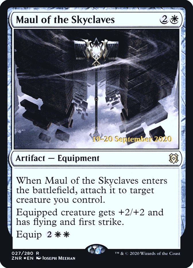 Maul of the Skyclaves [Zendikar Rising Prerelease Promos] | Anubis Games and Hobby