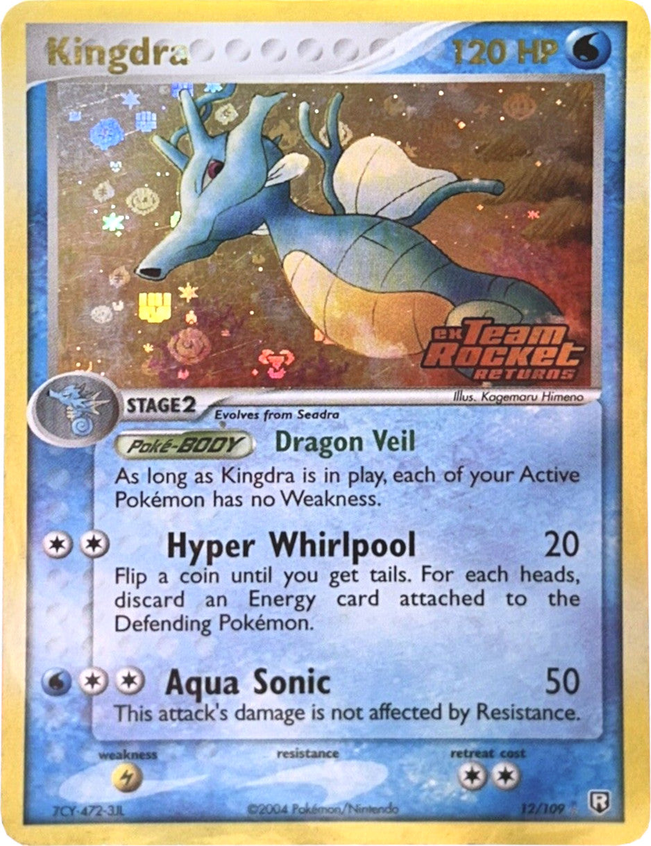 Kingdra (12/109) (Stamped) [EX: Team Rocket Returns] | Anubis Games and Hobby