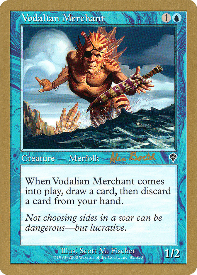 Vodalian Merchant (Alex Borteh) [World Championship Decks 2001] | Anubis Games and Hobby