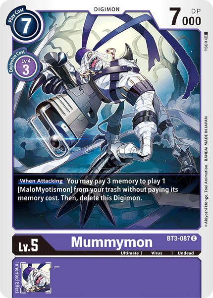 Mummymon [BT3-087] [Release Special Booster Ver.1.5] | Anubis Games and Hobby