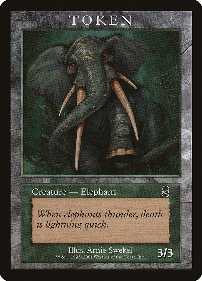 Elephant Token [Magic Player Rewards 2002] | Anubis Games and Hobby