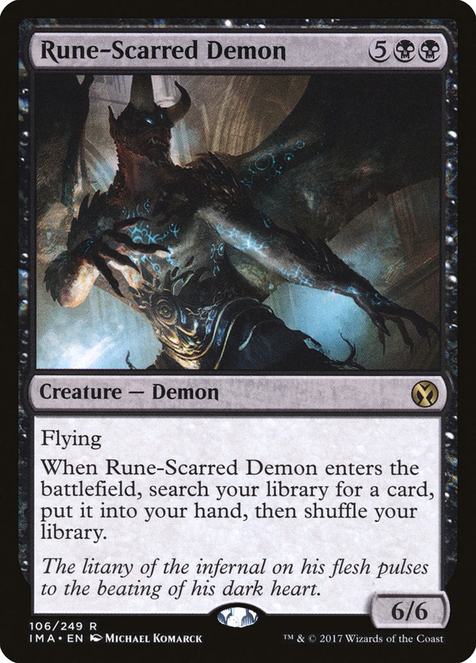 Rune-Scarred Demon [Iconic Masters] | Anubis Games and Hobby