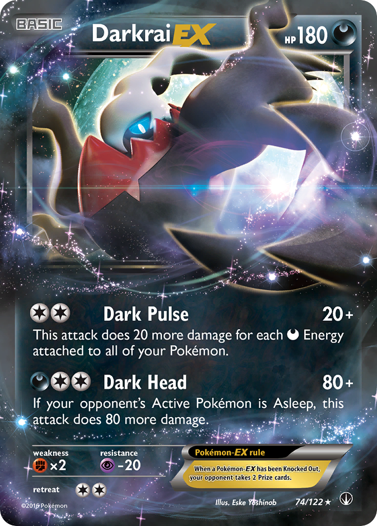 Darkrai EX (74/122) [XY: BREAKpoint] | Anubis Games and Hobby