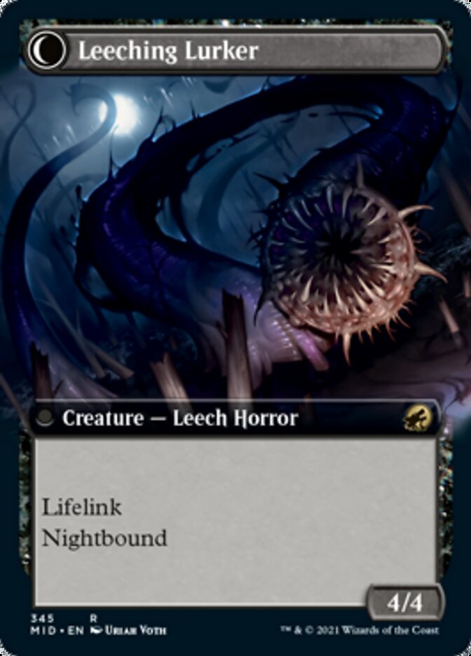 Curse of Leeches // Leeching Lurker (Extended Art) [Innistrad: Midnight Hunt] | Anubis Games and Hobby
