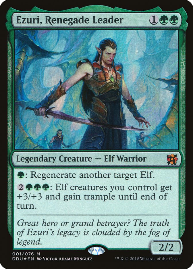Ezuri, Renegade Leader [Duel Decks: Elves vs. Inventors] | Anubis Games and Hobby