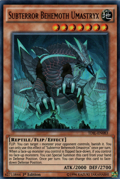 Subterror Behemoth Umastryx [TDIL-EN083] Ultra Rare | Anubis Games and Hobby