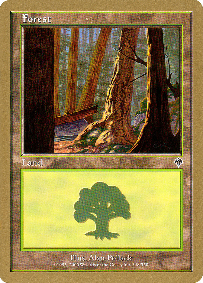 Forest (jt348a) (Jan Tomcani) [World Championship Decks 2001] | Anubis Games and Hobby