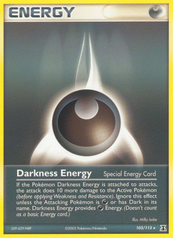 Darkness Energy (103/113) [EX: Delta Species] | Anubis Games and Hobby