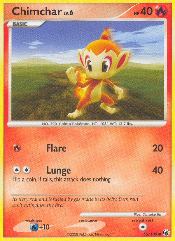 Chimchar (56/100) [Diamond & Pearl: Majestic Dawn] | Anubis Games and Hobby