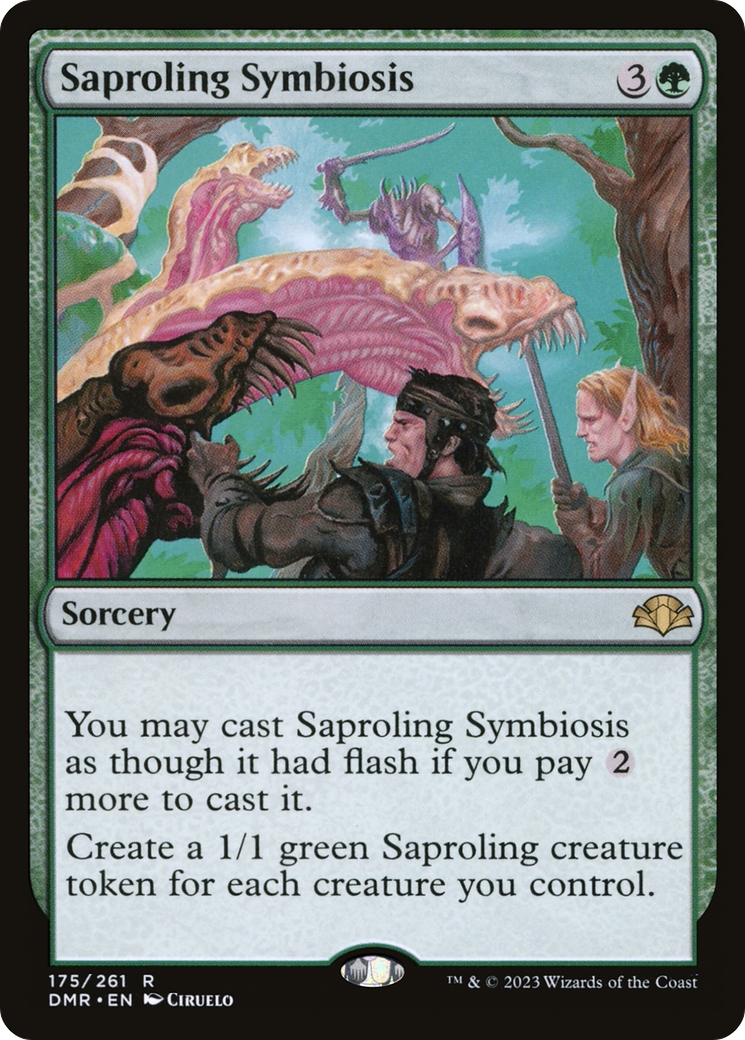 Saproling Symbiosis [Dominaria Remastered] | Anubis Games and Hobby