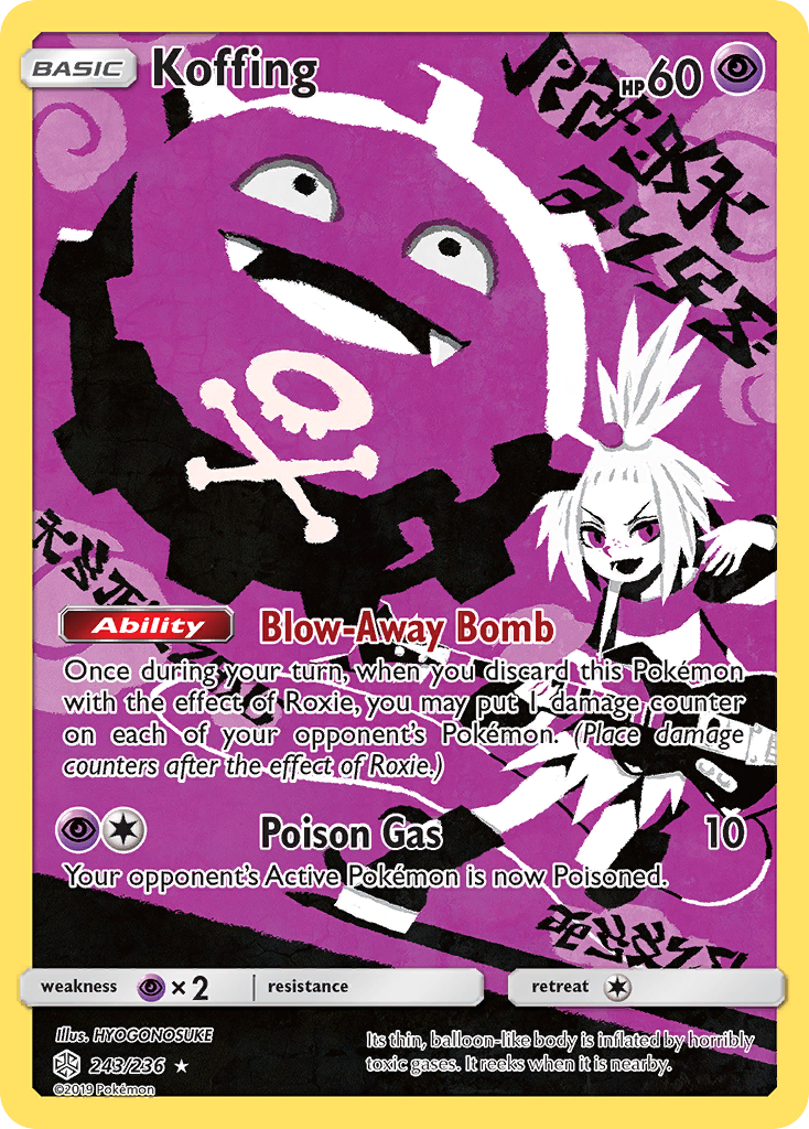 Koffing (243/236) [Sun & Moon: Cosmic Eclipse] | Anubis Games and Hobby