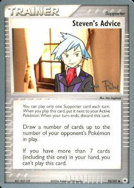 Steven's Advice (92/101) (Blaziken Tech - Chris Fulop) [World Championships 2004] | Anubis Games and Hobby