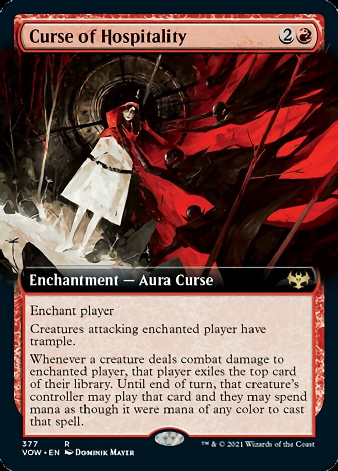 Curse of Hospitality (Extended Art) [Innistrad: Crimson Vow] | Anubis Games and Hobby