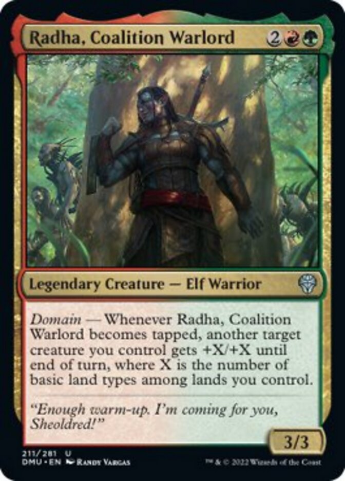 Radha, Coalition Warlord [Dominaria United] | Anubis Games and Hobby