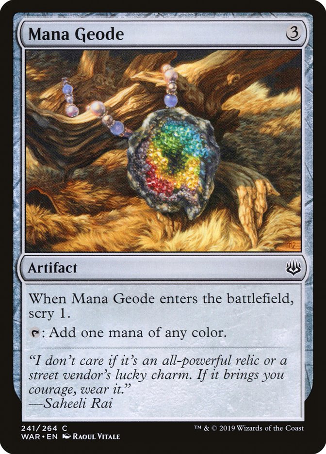 Mana Geode [War of the Spark] | Anubis Games and Hobby