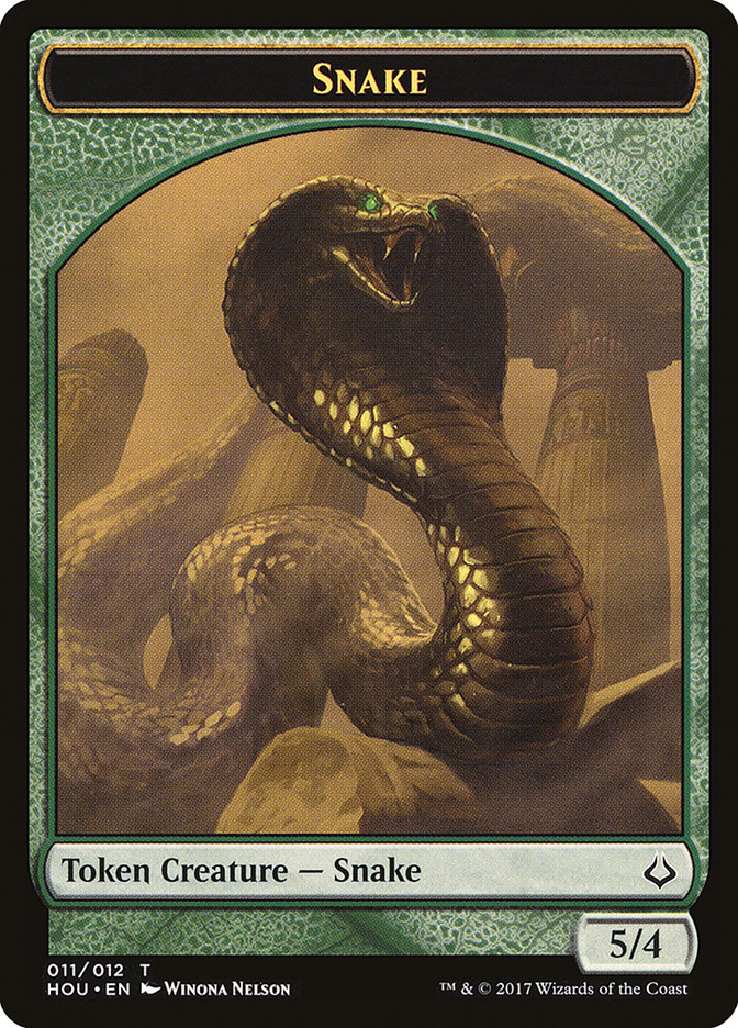 Snake Token [Hour of Devastation Tokens] | Anubis Games and Hobby