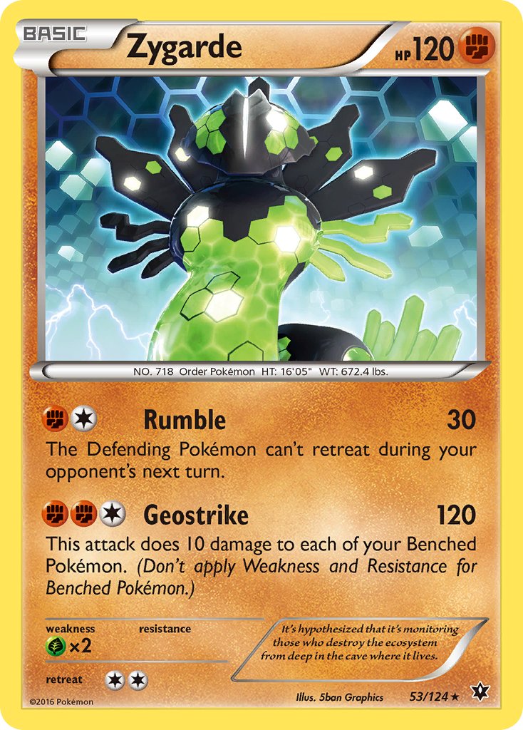 Zygarde (53/124) (Theme Deck Exclusive) [XY: Fates Collide] | Anubis Games and Hobby