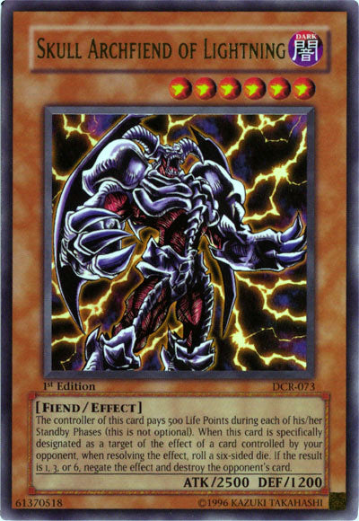 Skull Archfiend of Lightning [DCR-073] Ultra Rare | Anubis Games and Hobby