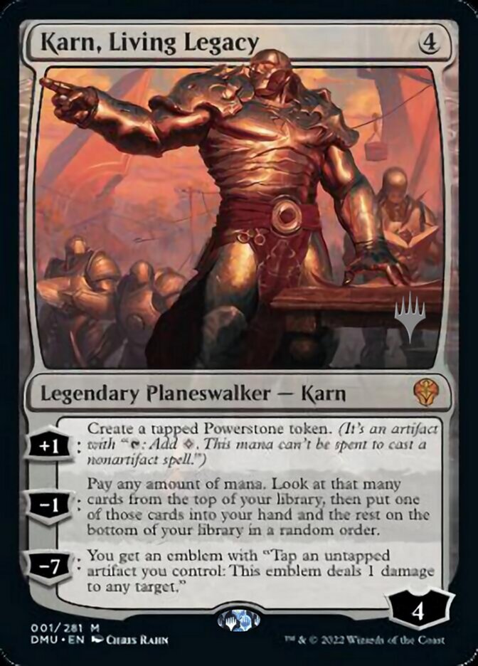 Karn, Living Legacy (Promo Pack) [Dominaria United Promos] | Anubis Games and Hobby